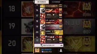 All Grandmaster player 😏😏 || free fire || #viral #explore #freefire #ffshorts