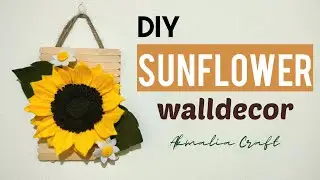 DIY Walldecor Aesthetic | Tutorial hiasan dinding dari stik es krim | DIY popsicle stick crafts
