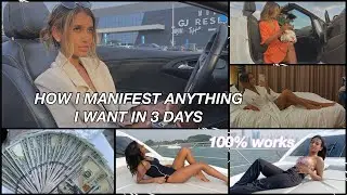 How I Manifest Anything I Want In Just 3 Days || Works 100%