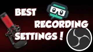 The Best OBS Recording Settings!