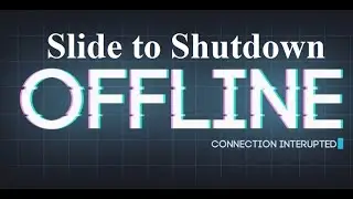 How to slide to shutdown you pc
