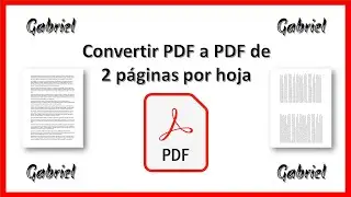 Convert PDF to PDF of 2 Pages per sheet