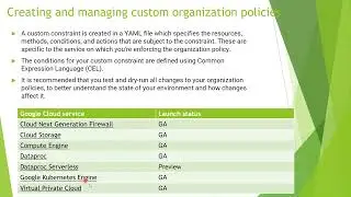 Creating Custom Organization Policy in Google Cloud (GCP)