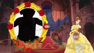 Convite animado A Bela e a Fera