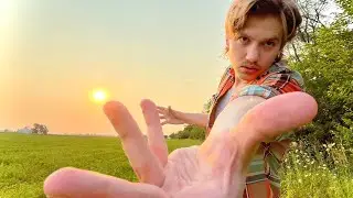 ASMR in Ohio at Golden Hour (hand movements)
