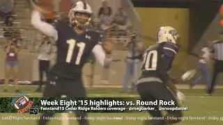 Cedar Ridge Raiders | Week 8 | 2015