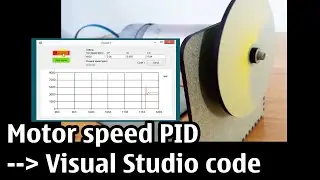 Arduino PID motor speed - Visual Studio code