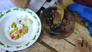 merujak di kebun 🤤🤤🤯pedass e bos mantul😂