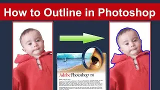How to outline in Photoshop
