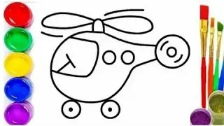 how to draw a helicopter easy step by step