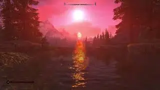 Sunset in Skyrim (Fantasy Vibe)