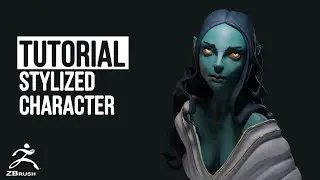 Zbrush Stylized character Full tutorial Zbrush 2022