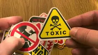 💡  ASMR I bought 100pcs stickers and reviewing. Review.