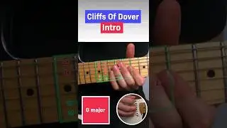How to play the intro on 'Cliffs Of Dover' by Eric Johnson