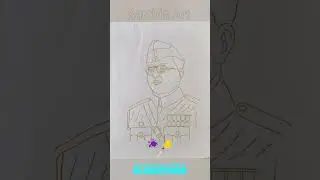 Netaji Subhas Chandra Bose Birthday drawing l Netaji drawing l Netaji birthday #drawing #netaji #art