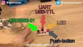ESP8266-01 - Wi-Fi Button v0
