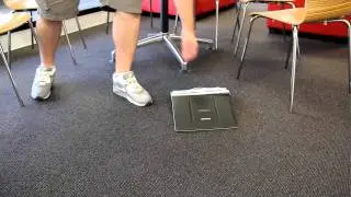 Toughbook open screen drop test