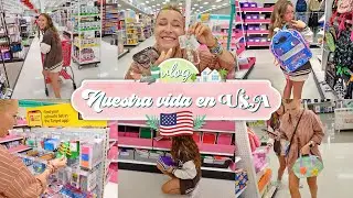🇺🇸 Comprando MATERIAL ESCOLAR en ESTADOS UNIDOS para la VUELTA al COLE 2024 | vida en USA VLOG