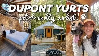 the MOST UNIQUE Airbnb in DuPont State Forest (yurt tour)!