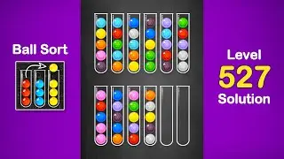 Ball Sort Puzzle Solution Level 527