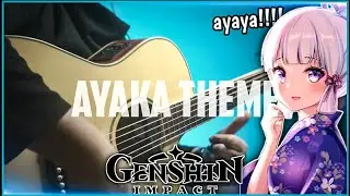 KAMISATO AYAKA THEME on Fingerstyle Guitar Cover [Genshin Impact 2.0] Inazuma