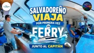 First time traveling BY FERRY WITH THE CAPTAIN from La Ceiba to Roatán/Secret Honduras