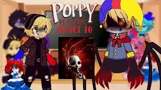 ||Poppy Playtime Reacts to Chapter 5 animation/edit And game final battle × ending|| 🇺🇲/🇪🇸 