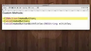 iPhone Programming: Custom Methods with Parameters