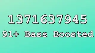 Bass Boosted Roblox Song IDs