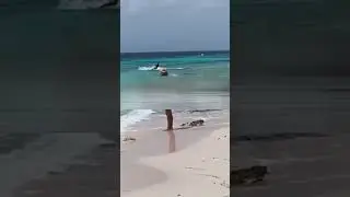 Carnival Cruise | Lady Walks out Topless On Beach | 