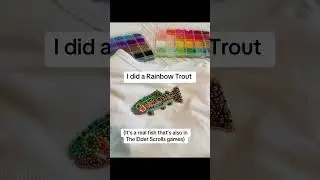 Elder Scrolls Rainbow Trout 🎣 #elderscrolls #craft