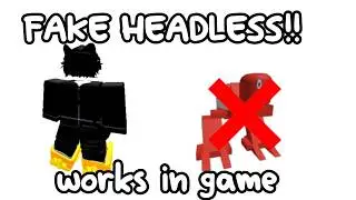 HOW To Get FREE FAKE HEADLESS On Roblox WITH HAIR (In 2026)