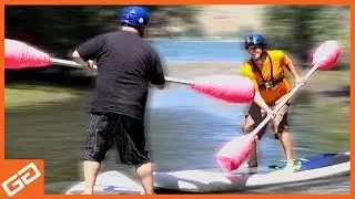 Stand Up Paddle Board Jousting - Geekify Guys