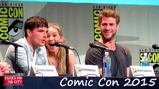 Jennifer Lawrence e elenco de A Esperança - O Final em painel da Comic Con 2015 (legendado)