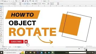 How to rotate object in coreldraw