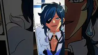 kaeya in game vs in manga - kaeya edit genshin impact