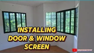 DOOR & WINDOW SCREEN INSTALLATION MADE EASY.