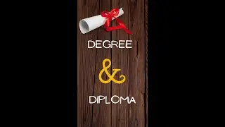 Degree VS Diploma #difference #shorts