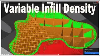Variable Infill Density | Cura 5 | 3D Printing