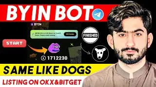 BYIN Airdrop Same Like Dogs | BYIN Listing on OKX & Bitget | BYIN Withdrawal