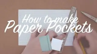 How to Make Paper Pockets | Planning + Organisation