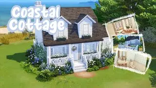 COASTAL COTTAGE//SIMS 4 SPEED BUILD//JZYFRSH