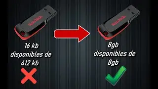 ✅Como recuperar CAPACIDAD REAL USB/SD/Micro SD ¡El método más fácil! |Tecno al Día✅