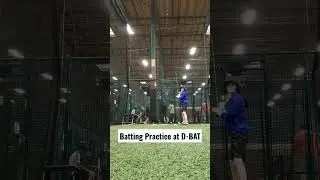 Batting Practice at D-BAT 
