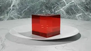 Gelatin vs Plate | Animation | 3D | Art | Blender