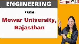 Mewar University Rajasthan | Admissions | Engineering | Fees | Courses | Program