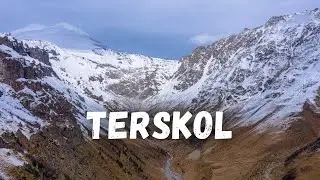 Ущелье Терскол с коптера. Приэльбрусье Баксанское ущелье / Caucasus mountains Elbrus