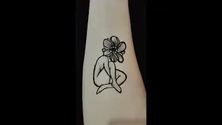 tattoo ideas / How to draw a girl tattoo