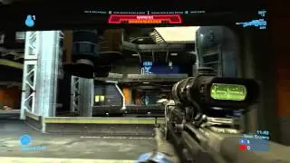 Halo Reach Snipes - Back 2 Back Triples Start + Killtacular on Countdown - STR4F35