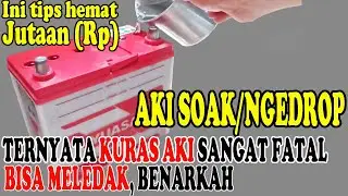 cara memperbaiki aki soak atau ngedrop dengan mudah dirumah || ide kreatif